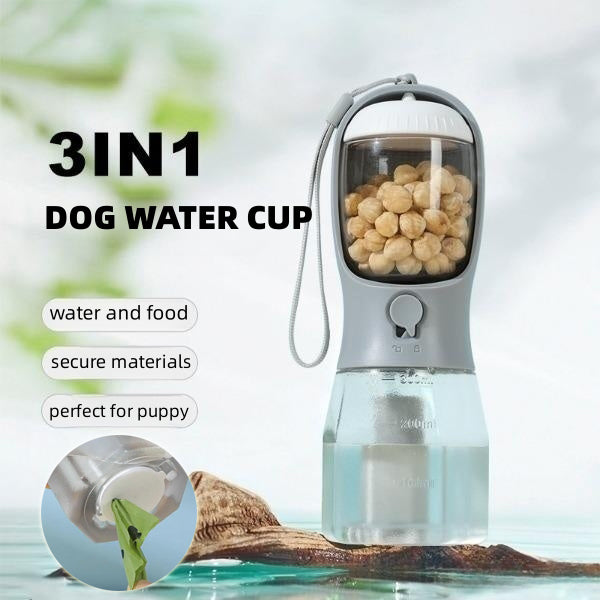 PawRoute Trail Buddy™ 3-in-1 Dog Water Bottle