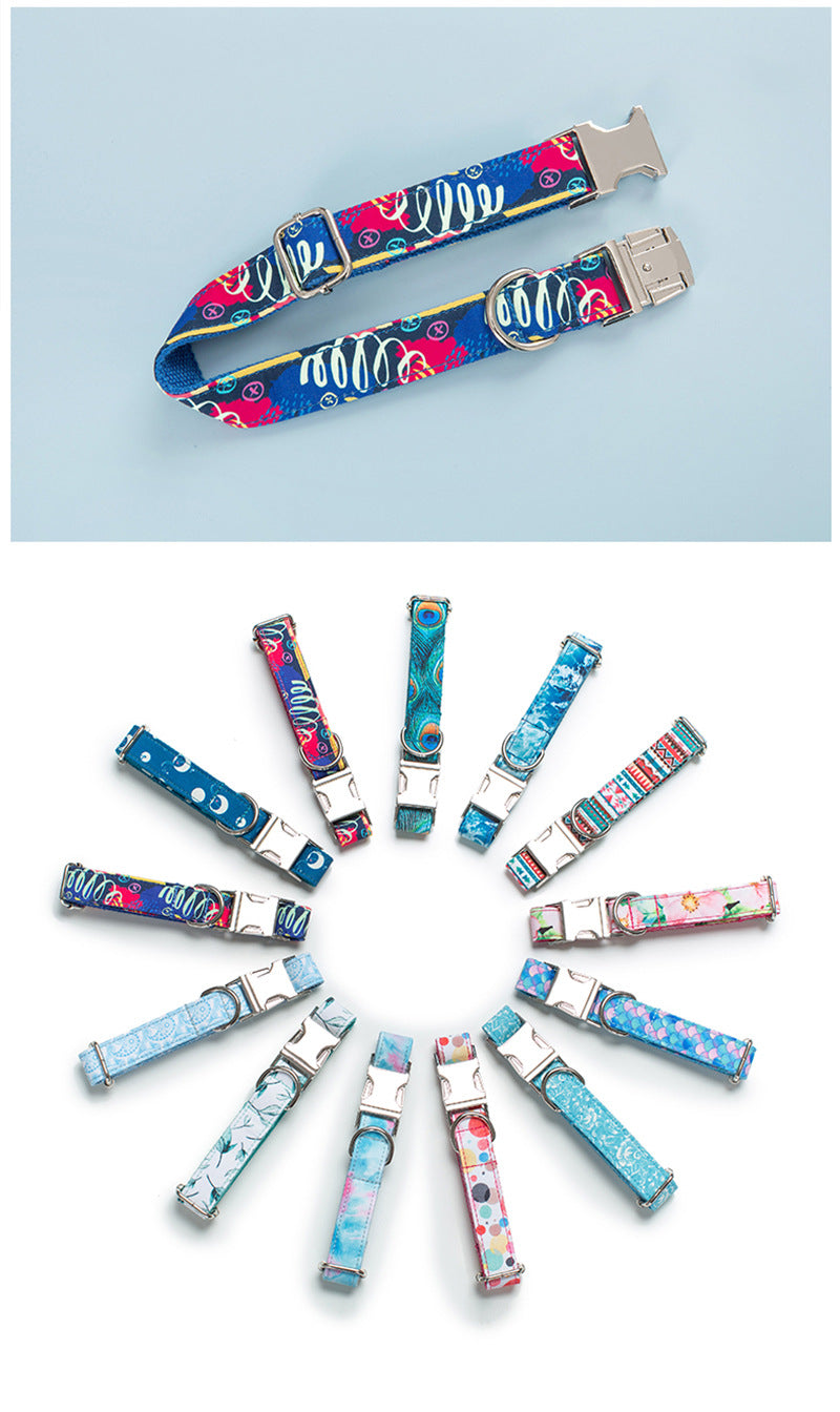 Premium Dog Collar, Leash & Bow Tie Set – Stylish Walking Accessories