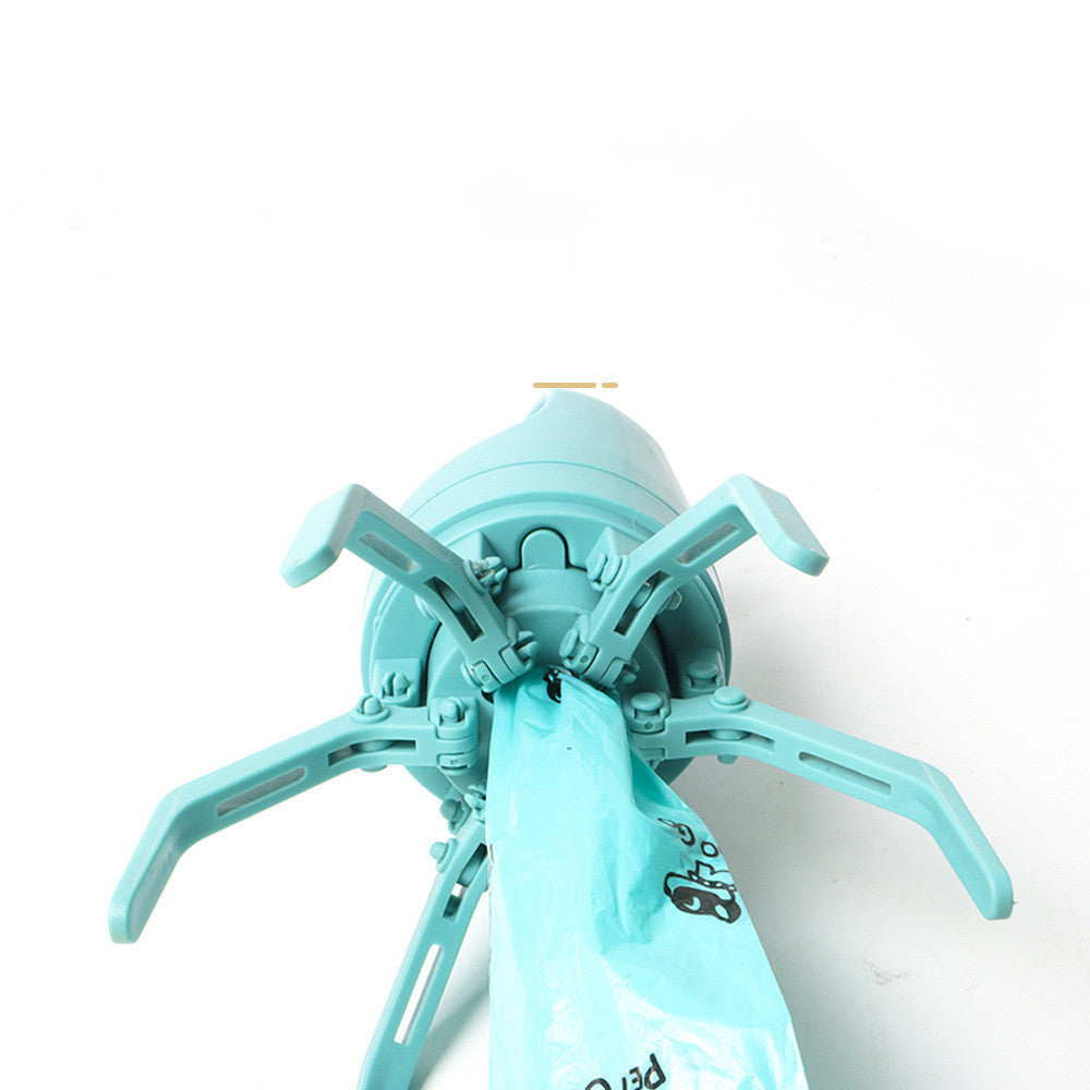 Portable Dog Poop Scooper – Easy Waste Pickup Tool with Built-in Bag Dispenser