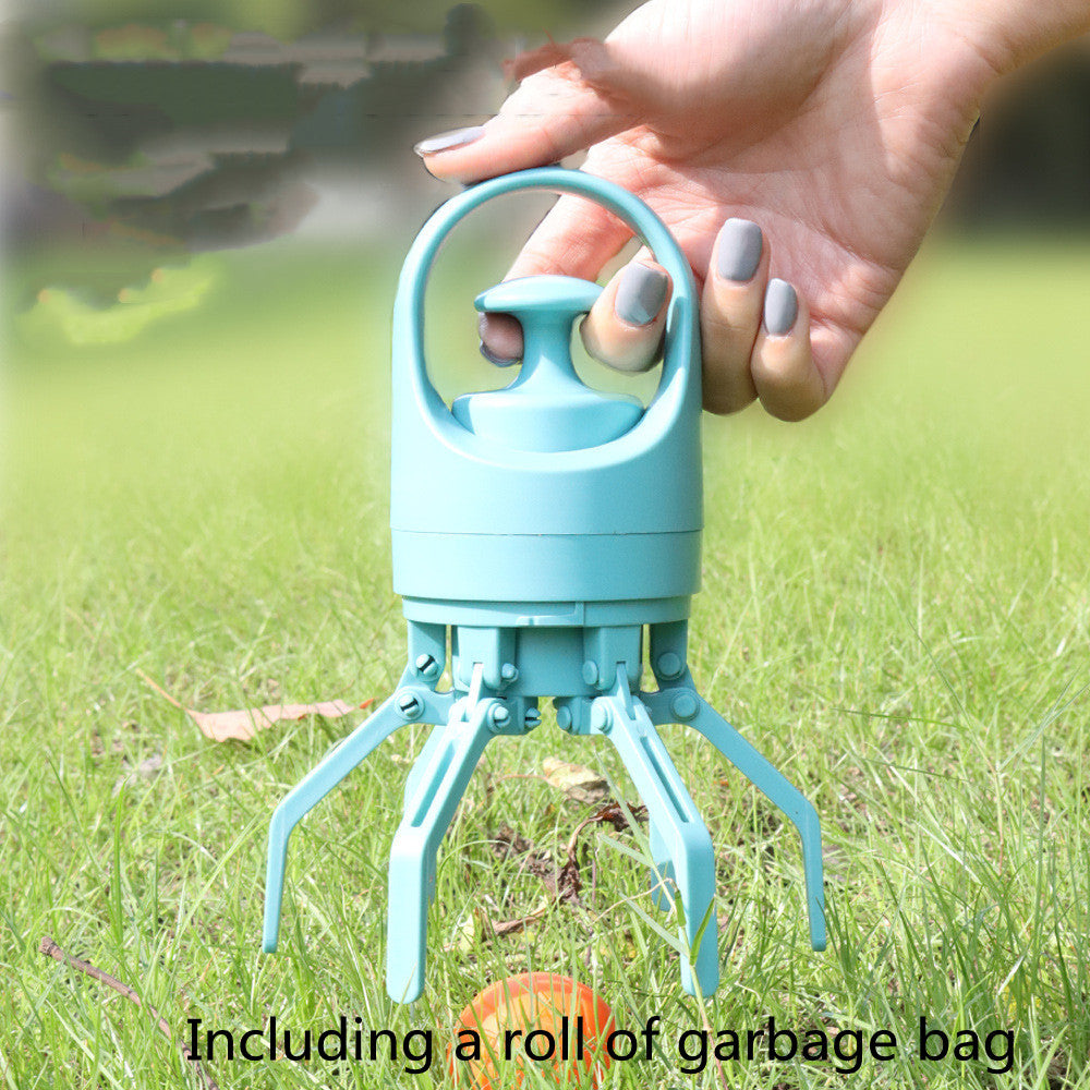 Portable Dog Poop Scooper – Easy Waste Pickup Tool with Built-in Bag Dispenser