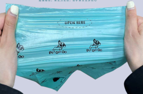 Portable Dog Poop Scooper – Easy Waste Pickup Tool with Built-in Bag Dispenser